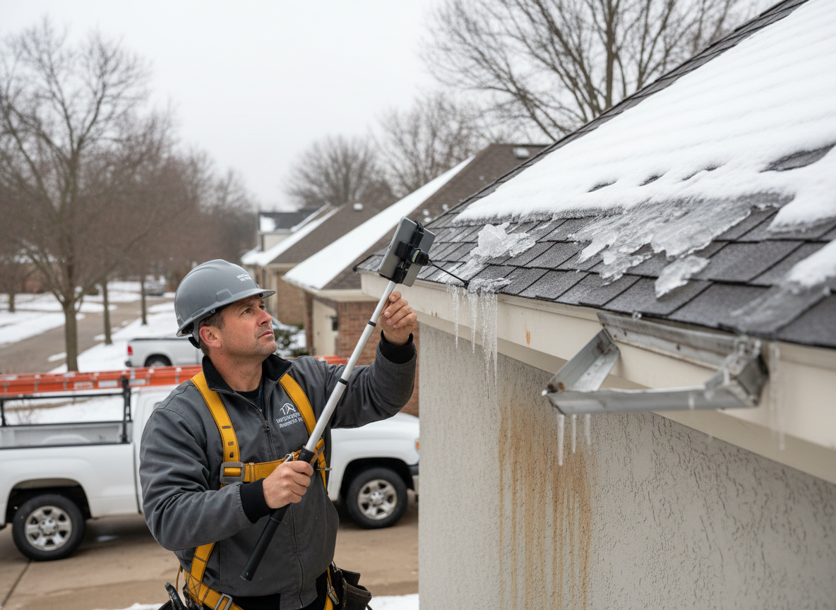 How to Check for Ice Dam Damage on Montgomery Roofs After Winter Storms