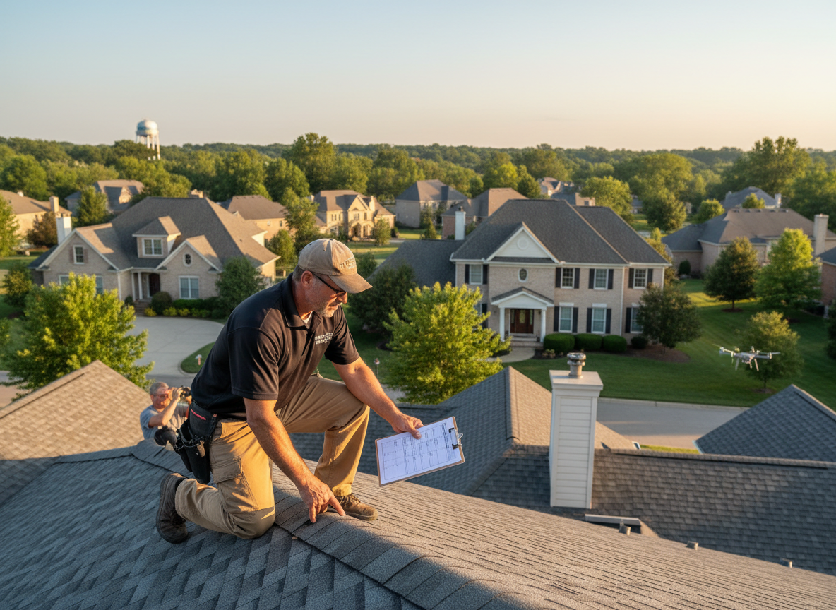 Roofing contractor in Cloverdale