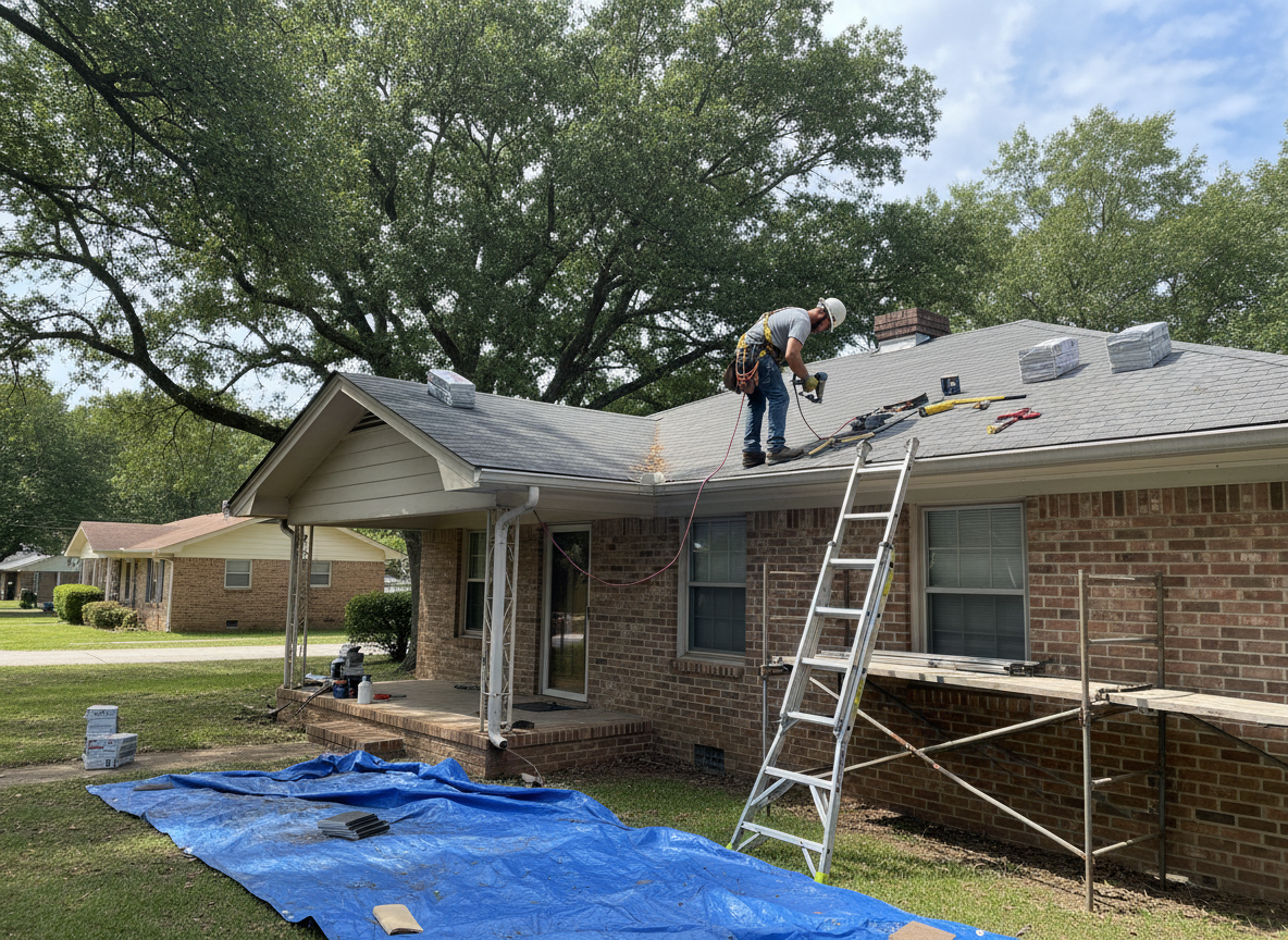 Roofing Contractor in Young Place, OH 36104