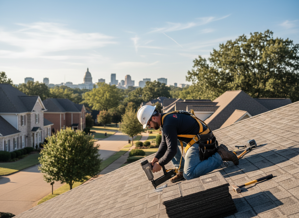 professional roofing services in Montgomery