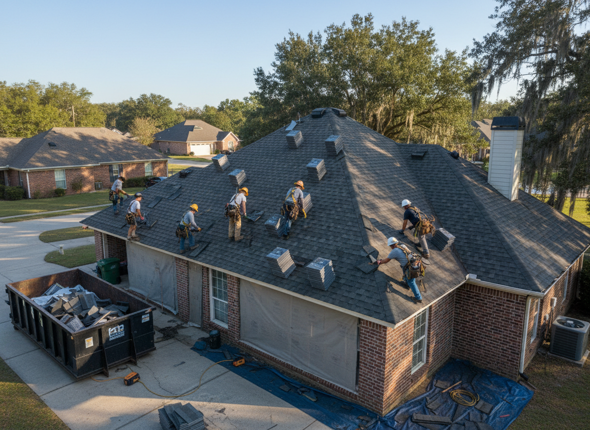 Roof Replacement in Montgomery