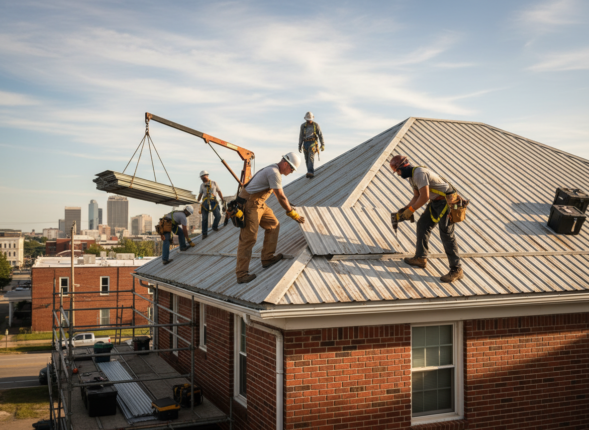 steel roofing contractors in Montgomery